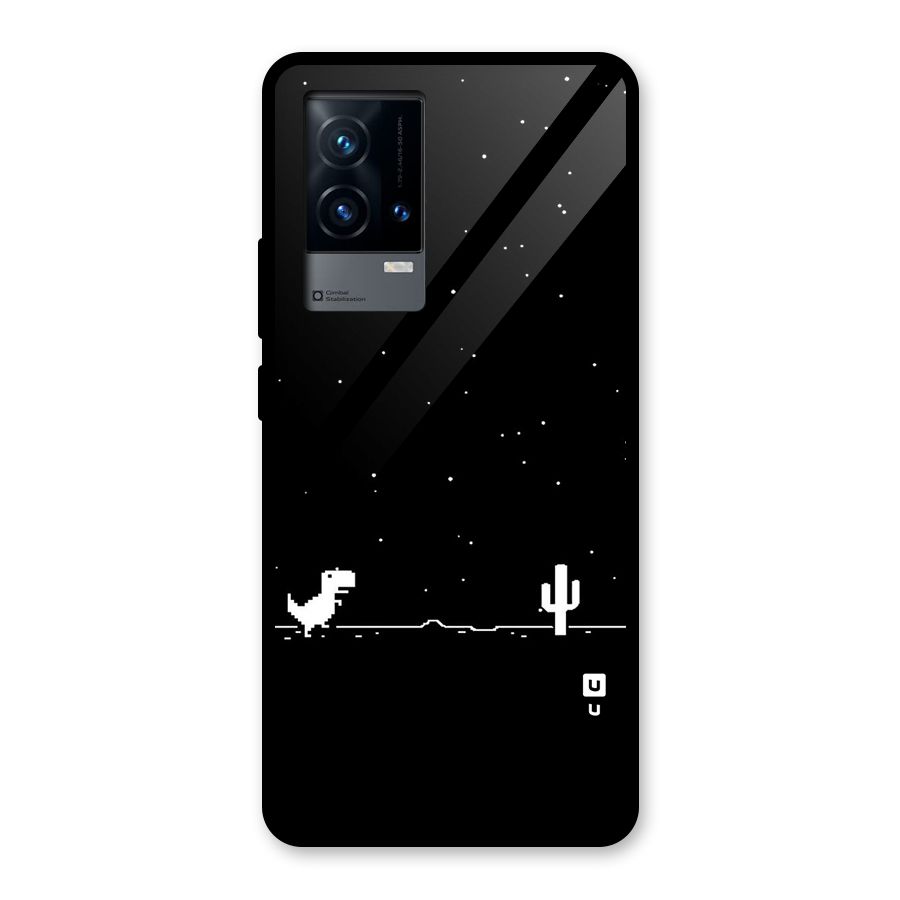 No Connection Night Glass Back Case for iQOO 9 5G