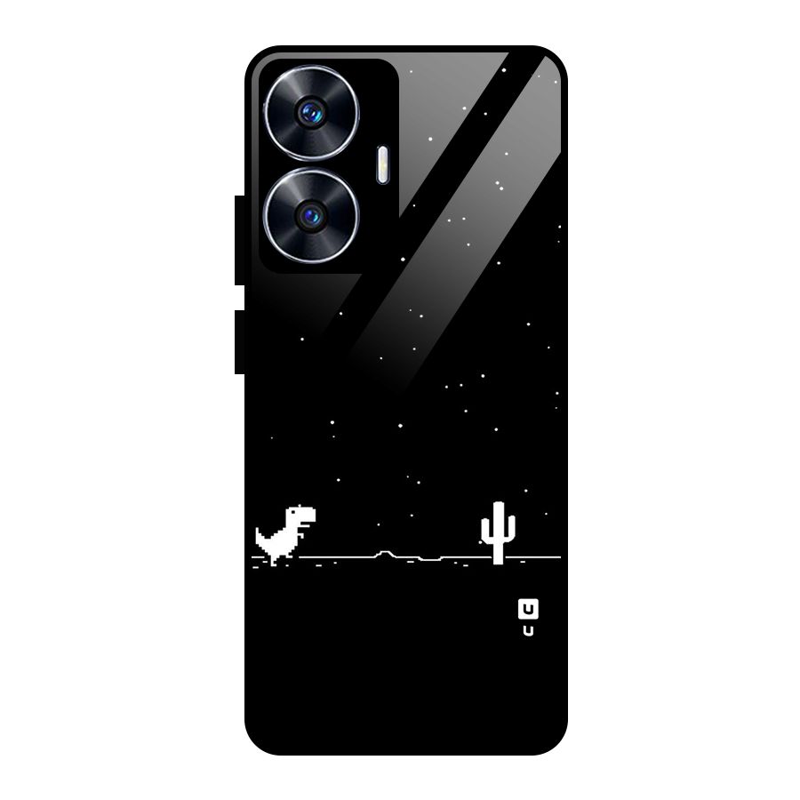 No Connection Night Glass Back Case for realme C55