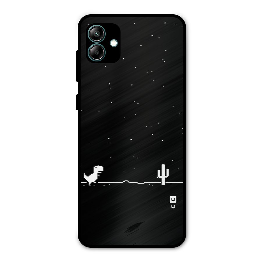 No Connection Night Metal Back Case for Galaxy A04