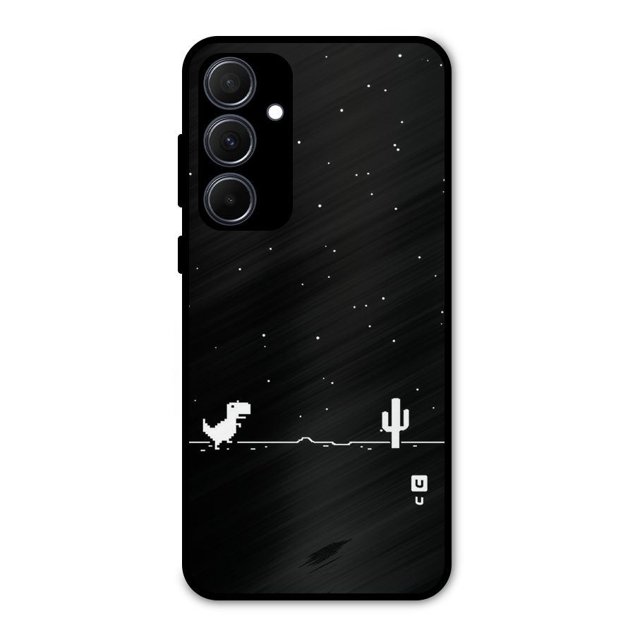 No Connection Night Metal Back Case for Galaxy A35