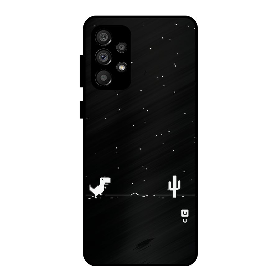 No Connection Night Metal Back Case for Galaxy A73 5G