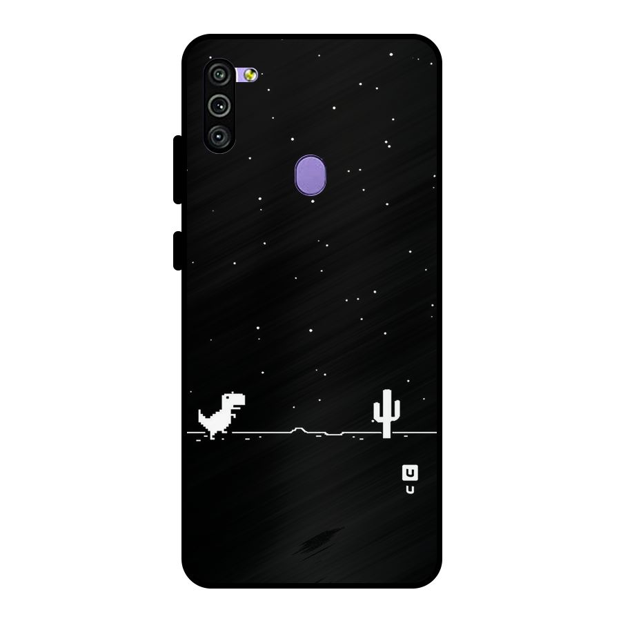 No Connection Night Metal Back Case for Galaxy M11
