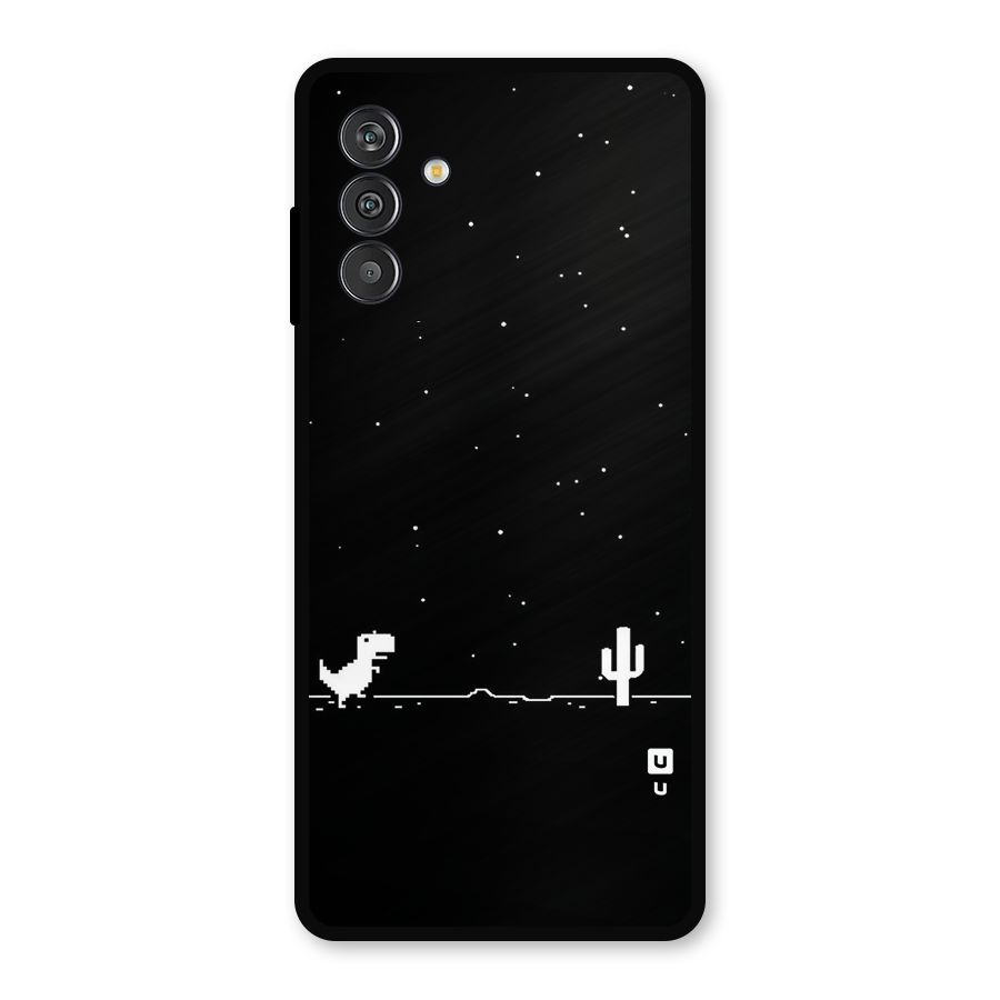 No Connection Night Metal Back Case for Galaxy M14 5G