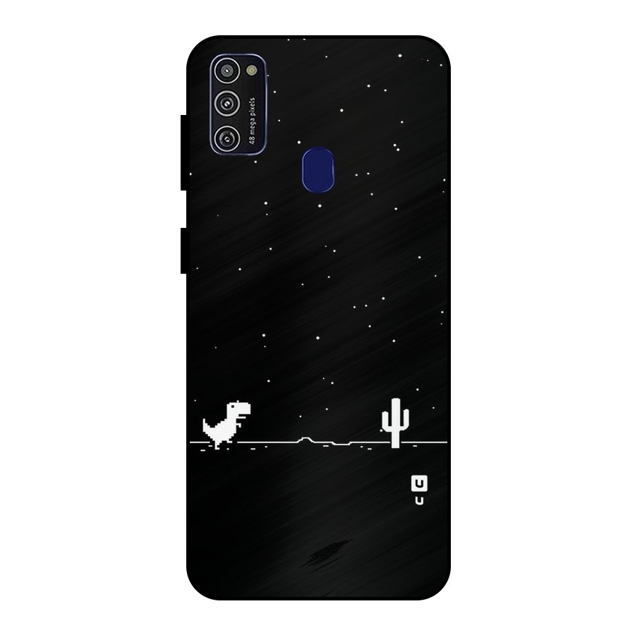 No Connection Night Metal Back Case for Galaxy M30s
