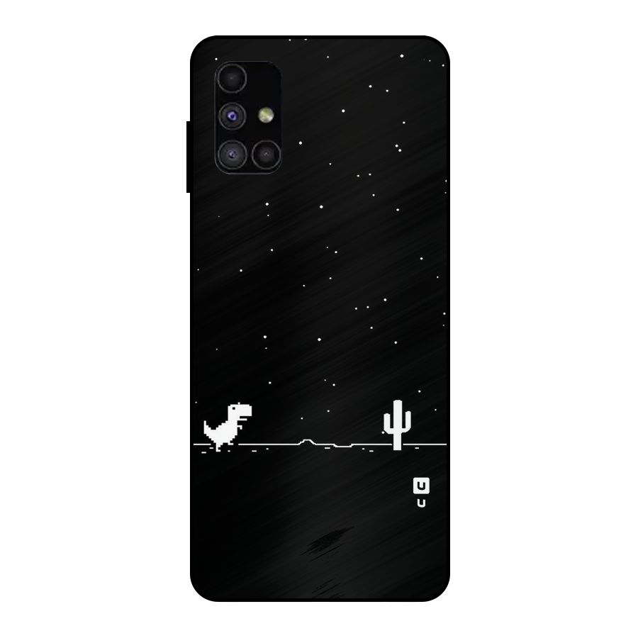 No Connection Night Metal Back Case for Galaxy M51
