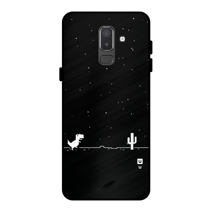 No Connection Night Metal Back Case for Galaxy On8 (2018)