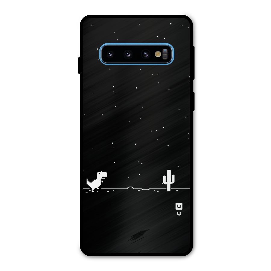 No Connection Night Metal Back Case for Galaxy S10