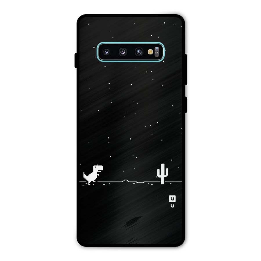 No Connection Night Metal Back Case for Galaxy S10 Plus