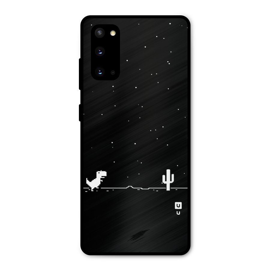 No Connection Night Metal Back Case for Galaxy S20