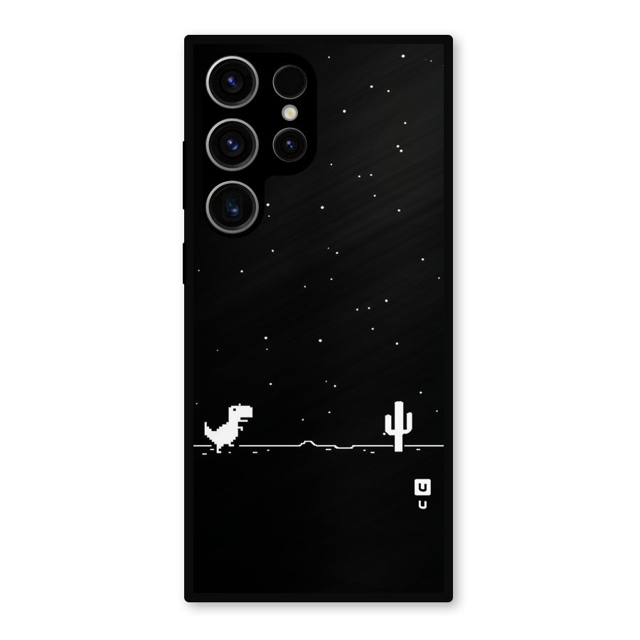 No Connection Night Metal Back Case for Galaxy S23 Ultra