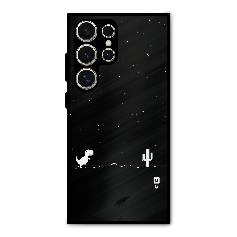 No Connection Night Metal Back Case for Galaxy S24 Ultra