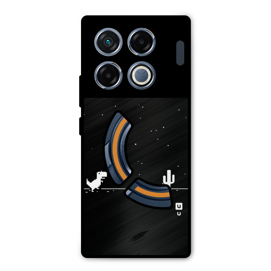 No Connection Night Metal Back Case for Infinix GT 20 Pro