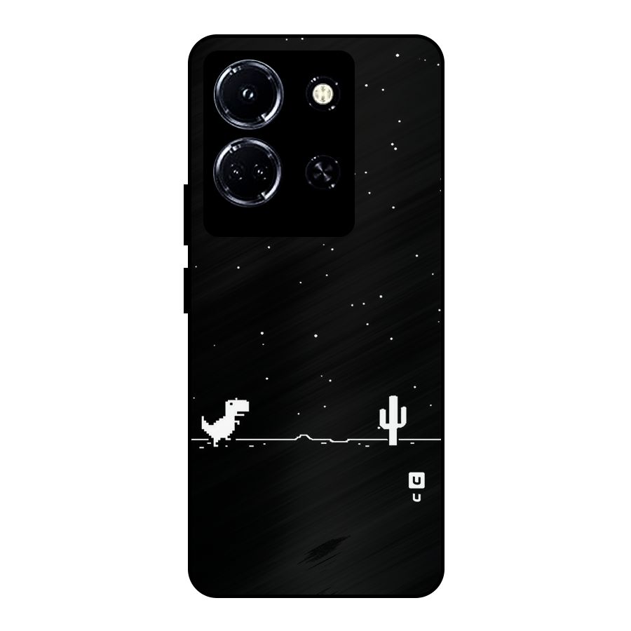 No Connection Night Metal Back Case for Infinix Note 30 5G