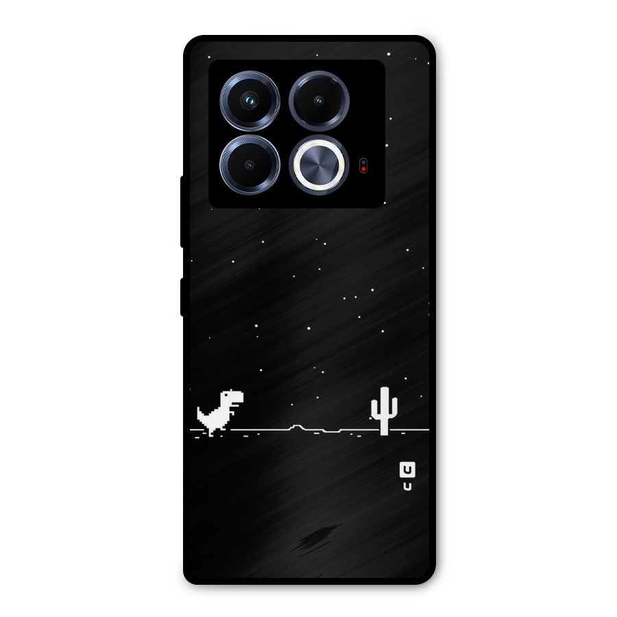 No Connection Night Metal Back Case for Infinix Note 40 5G