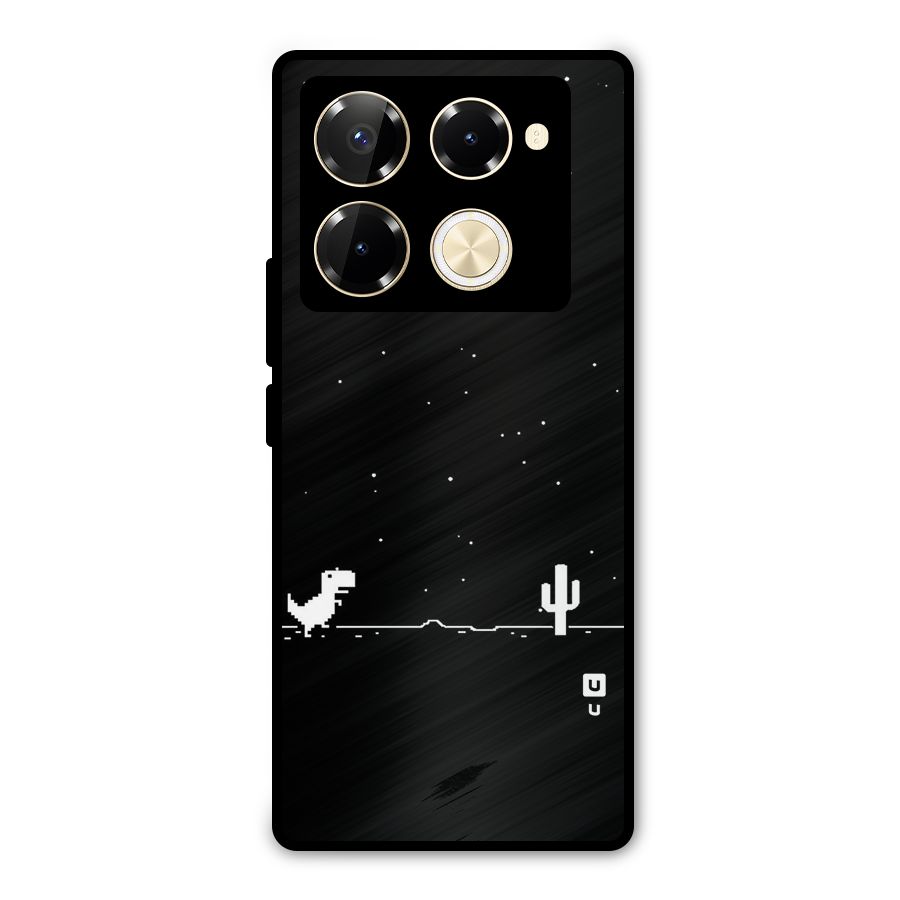 No Connection Night Metal Back Case for Infinix Note 40 Pro Plus