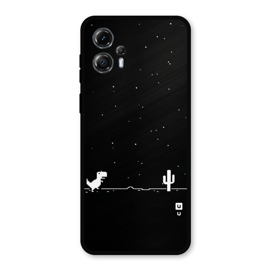 No Connection Night Metal Back Case for Moto G13