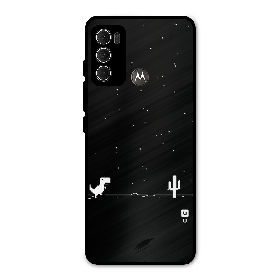 No Connection Night Metal Back Case for Moto G60