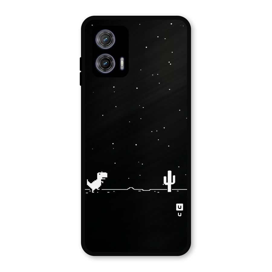 No Connection Night Metal Back Case for Moto G73