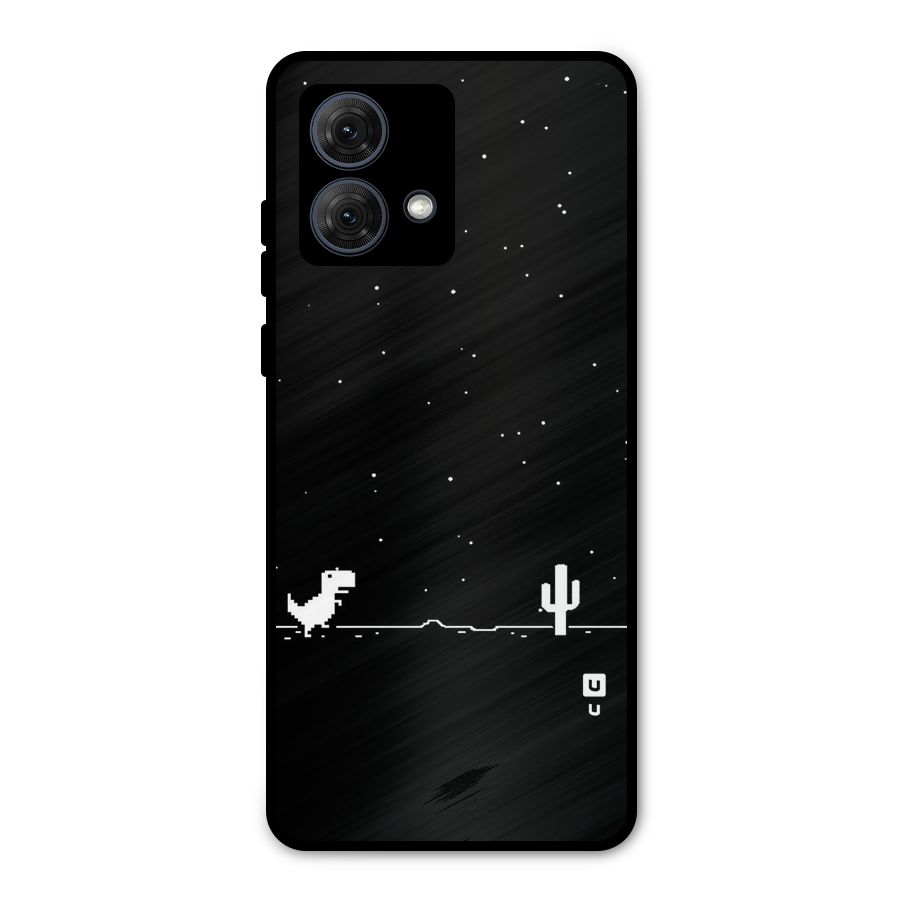 No Connection Night Metal Back Case for Moto G84