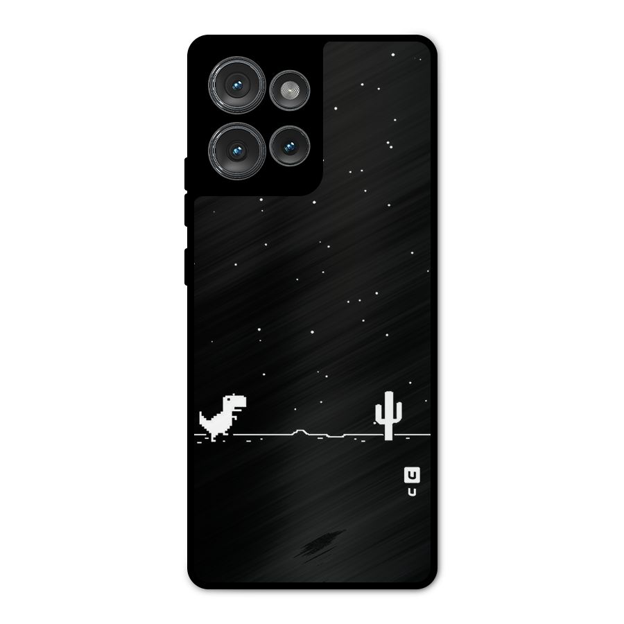 No Connection Night Metal Back Case for Motorola Edge 50