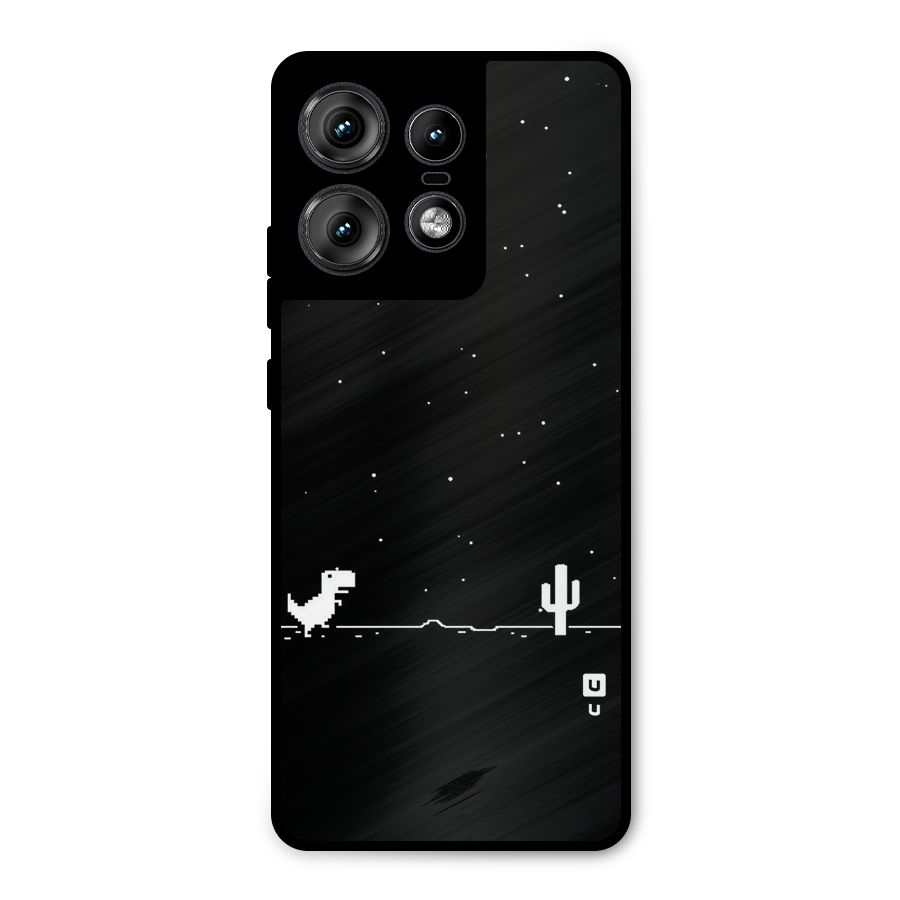 No Connection Night Metal Back Case for Motorola Edge 50 Pro