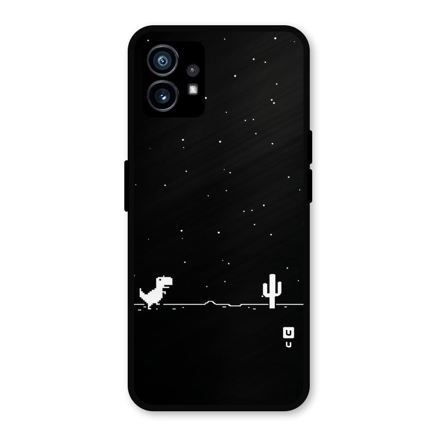 No Connection Night Metal Back Case for Nothing Phone 1
