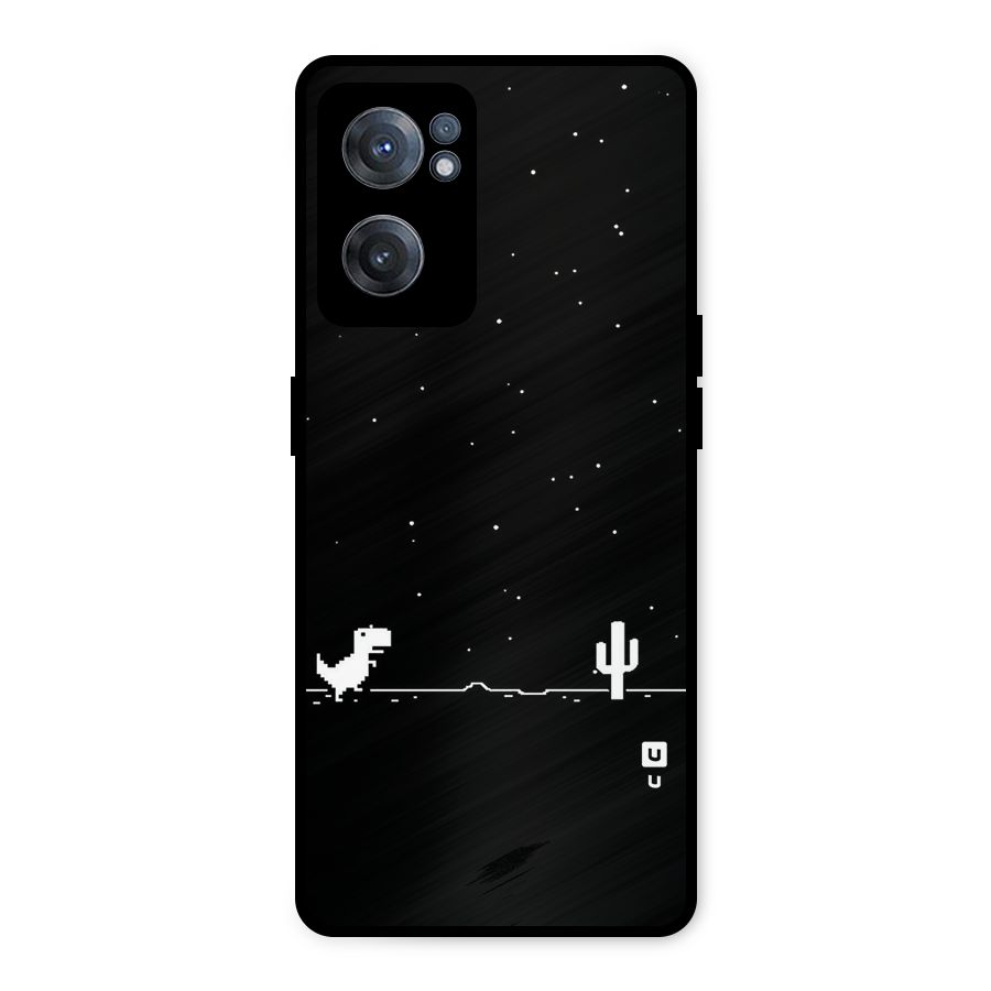 No Connection Night Metal Back Case for OnePlus Nord CE 2 5G
