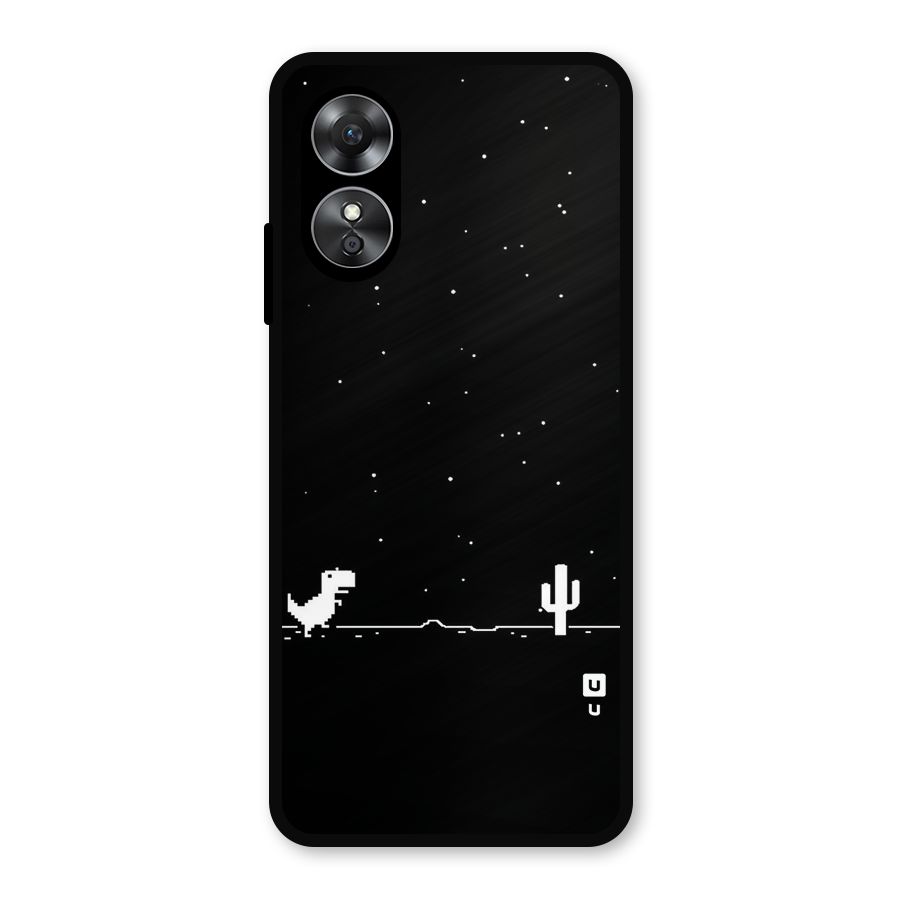 No Connection Night Metal Back Case for Oppo A17