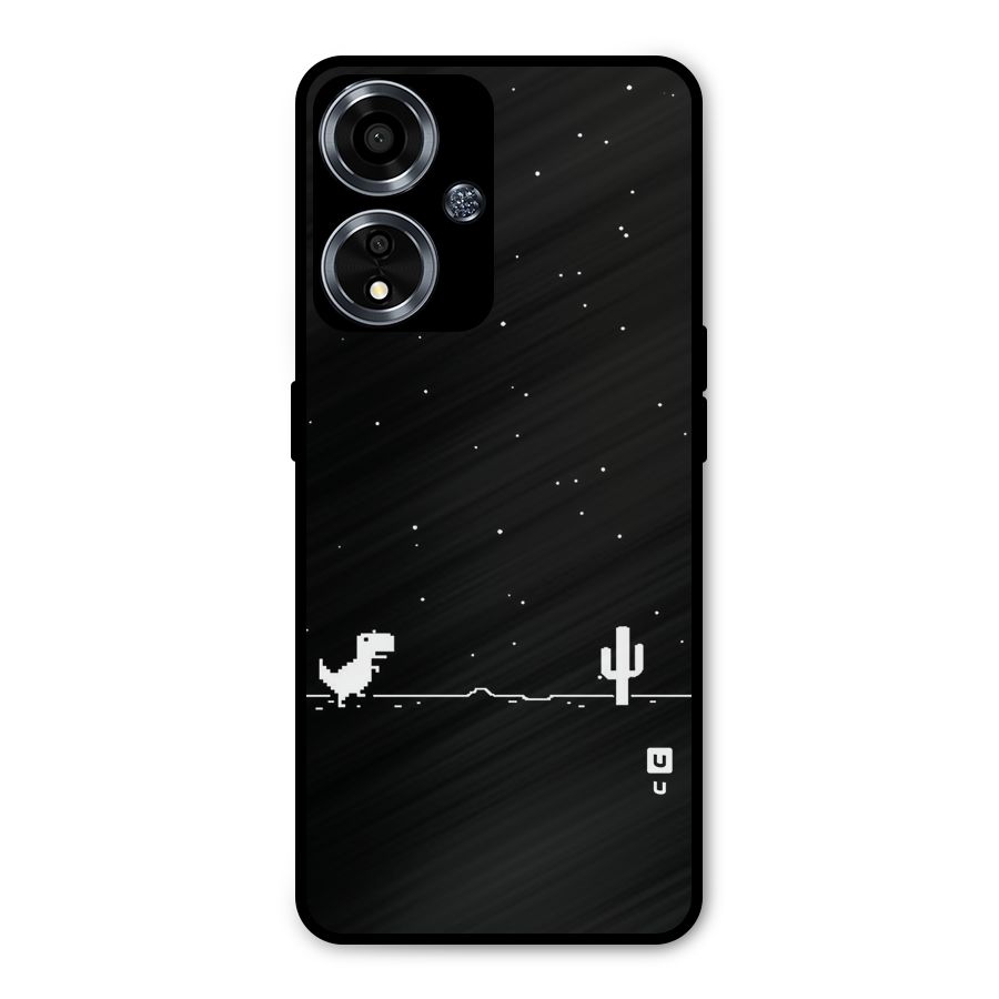 No Connection Night Metal Back Case for Oppo A59