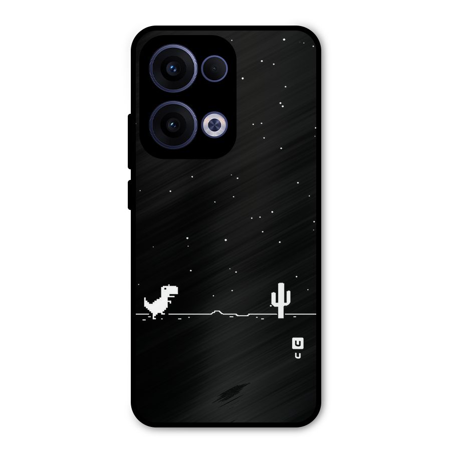 No Connection Night Metal Back Case for Oppo Reno13