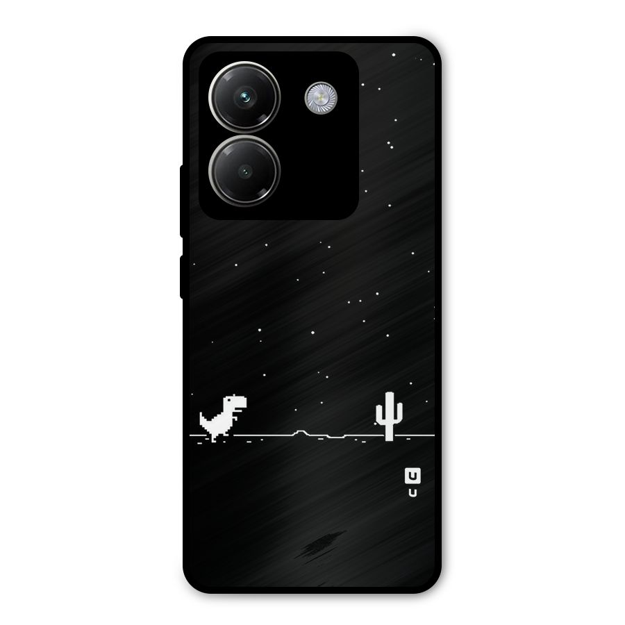 No Connection Night Metal Back Case for Poco M7 Pro 5G