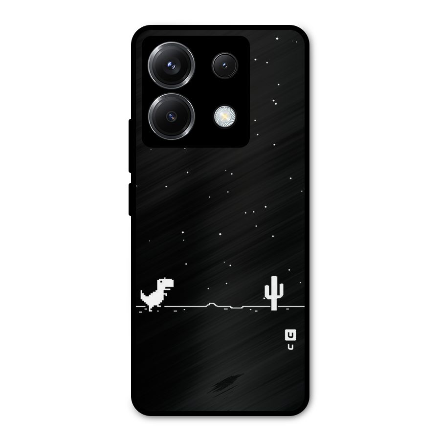 No Connection Night Metal Back Case for Poco X6