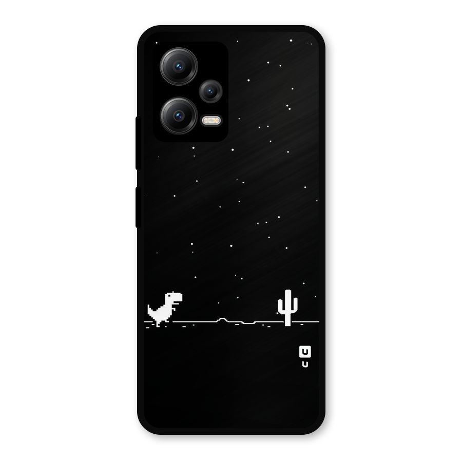 No Connection Night Metal Back Case for Redmi Note 12 5G