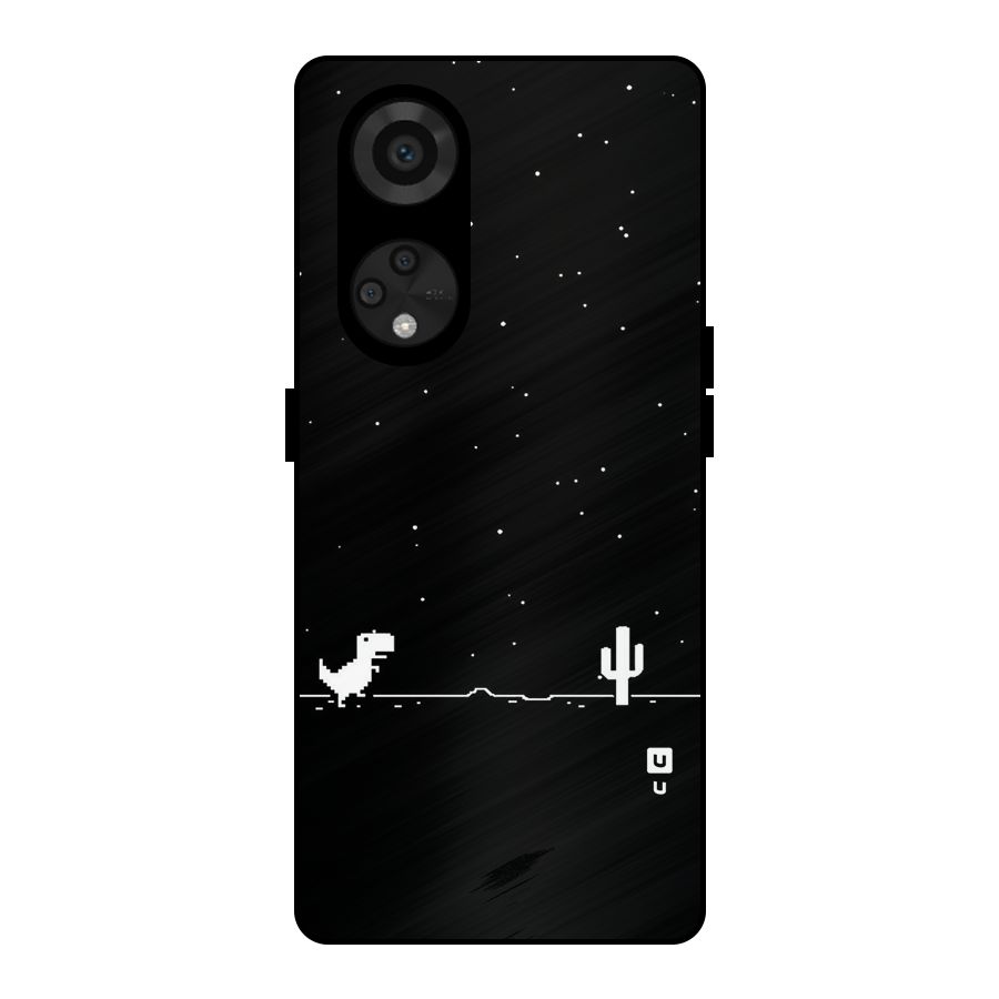 No Connection Night Metal Back Case for Reno8 T 5G