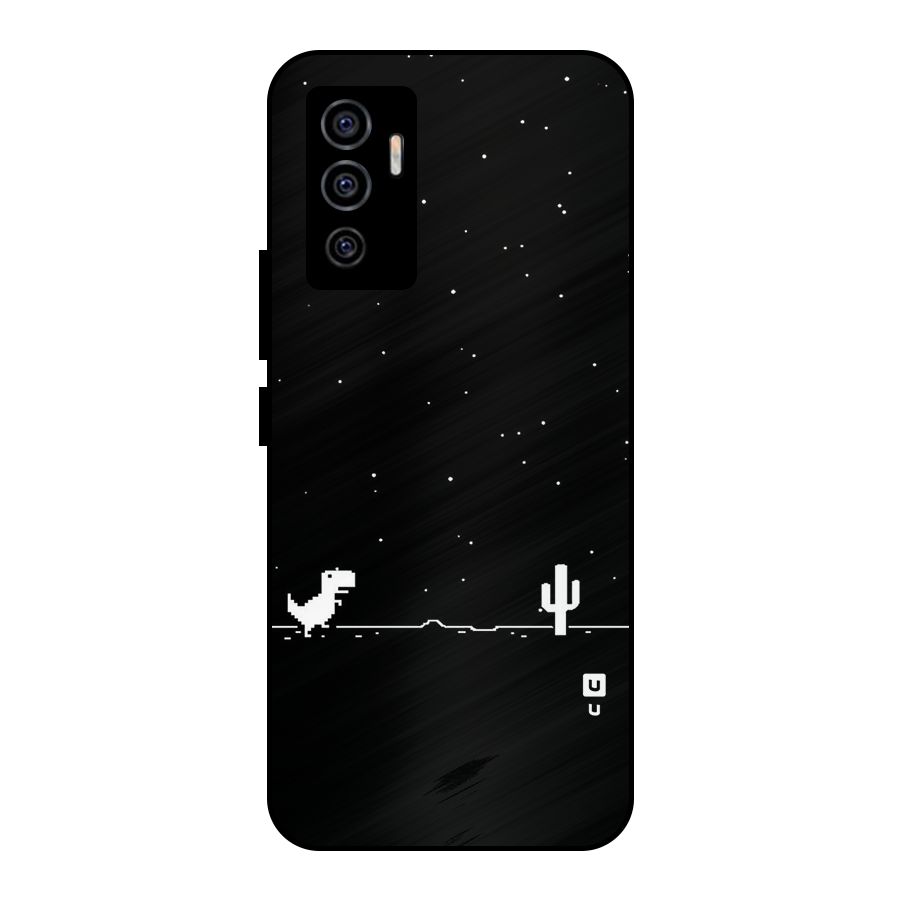 No Connection Night Metal Back Case for Vivo V23e