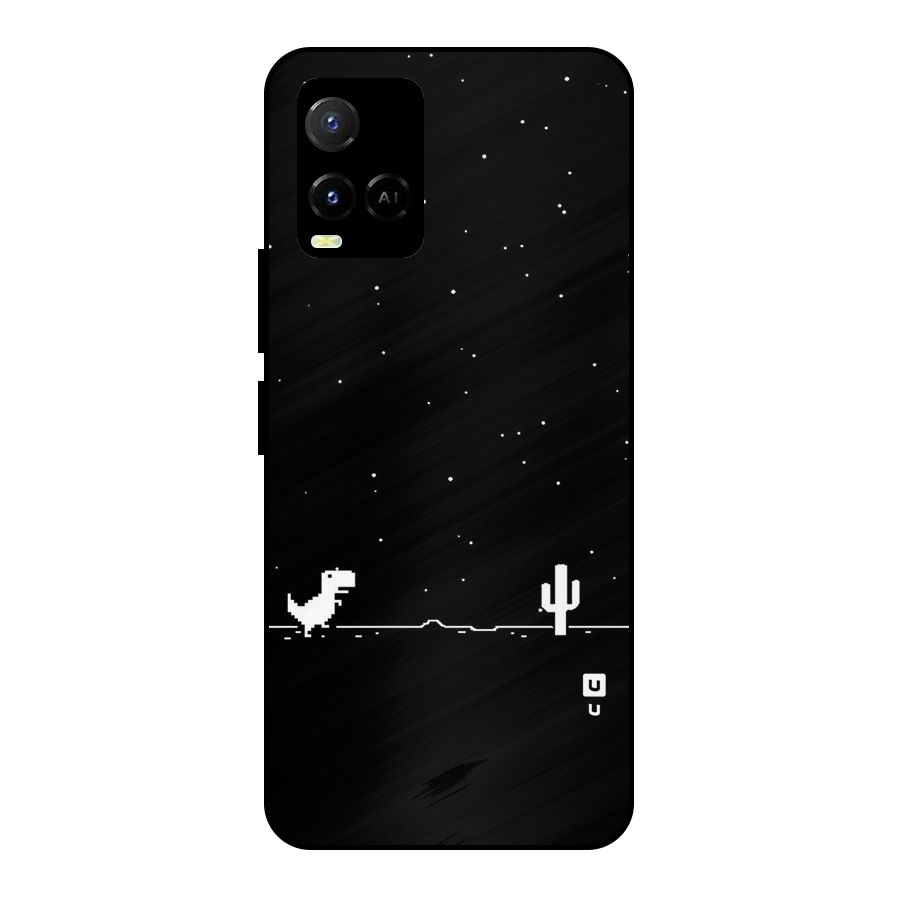 No Connection Night Metal Back Case for Vivo Y21