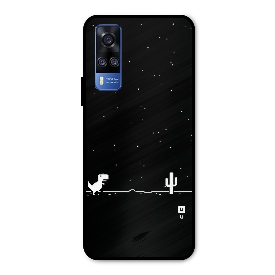 No Connection Night Metal Back Case for Vivo Y31