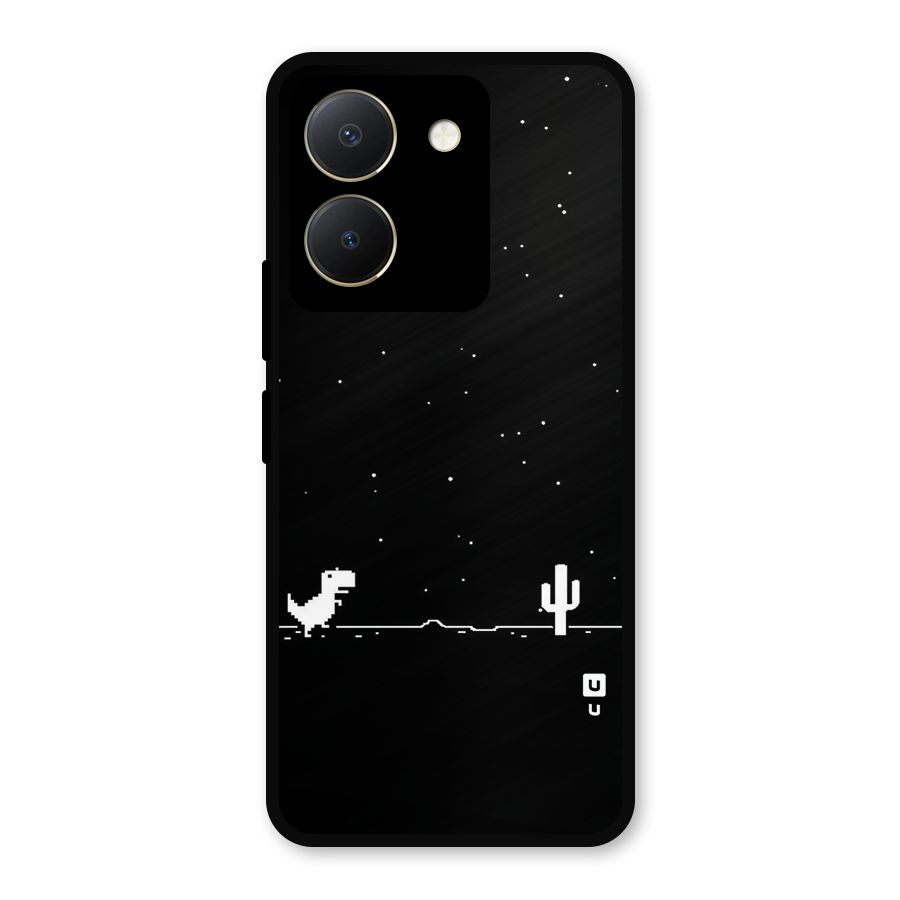 No Connection Night Metal Back Case for Vivo Y36