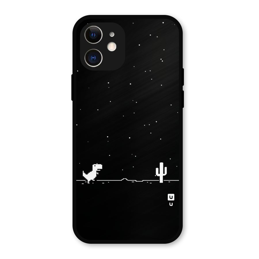 No Connection Night Metal Back Case for iPhone 12