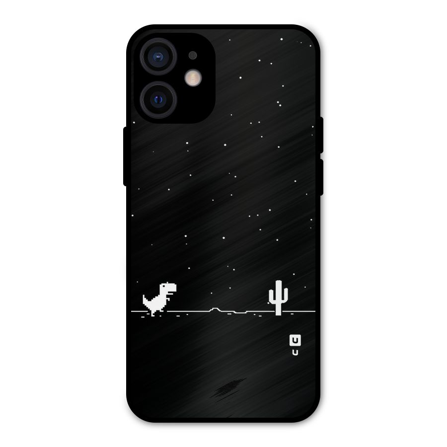 No Connection Night Metal Back Case for iPhone 12 Mini