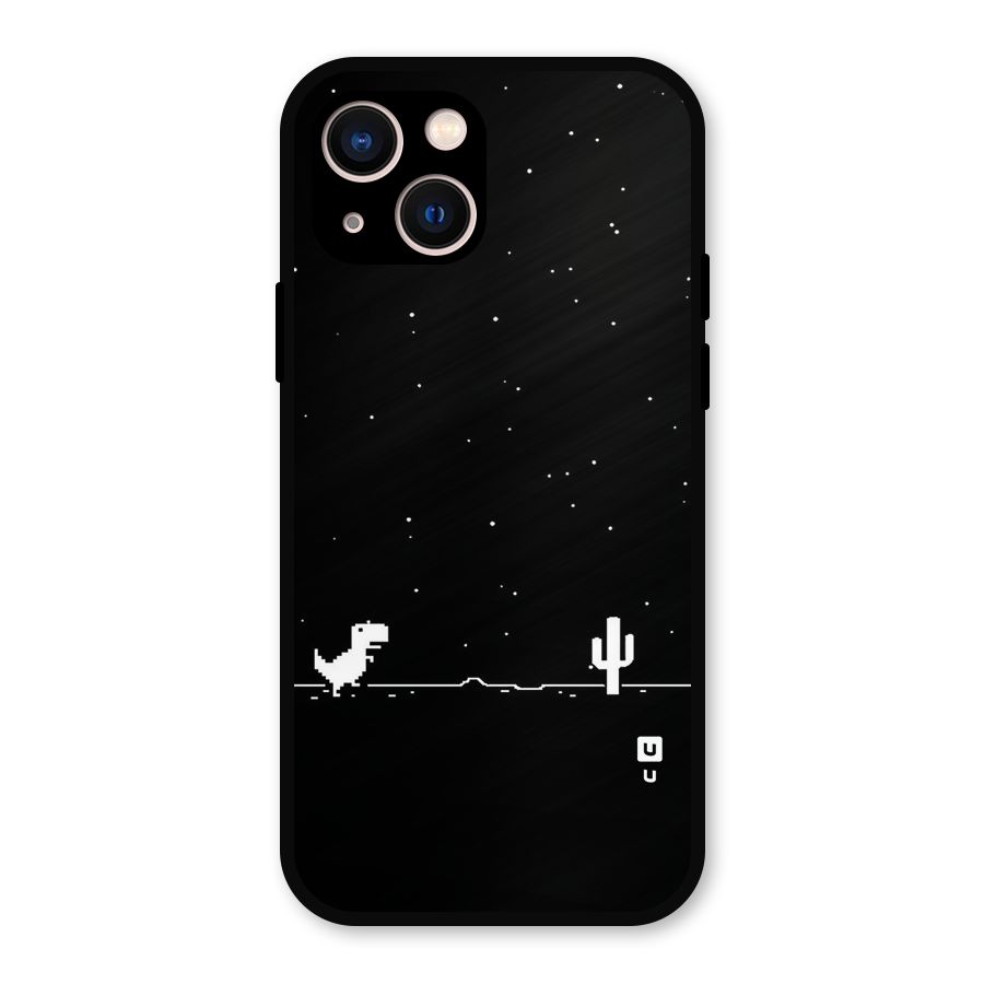 No Connection Night Metal Back Case for iPhone 13