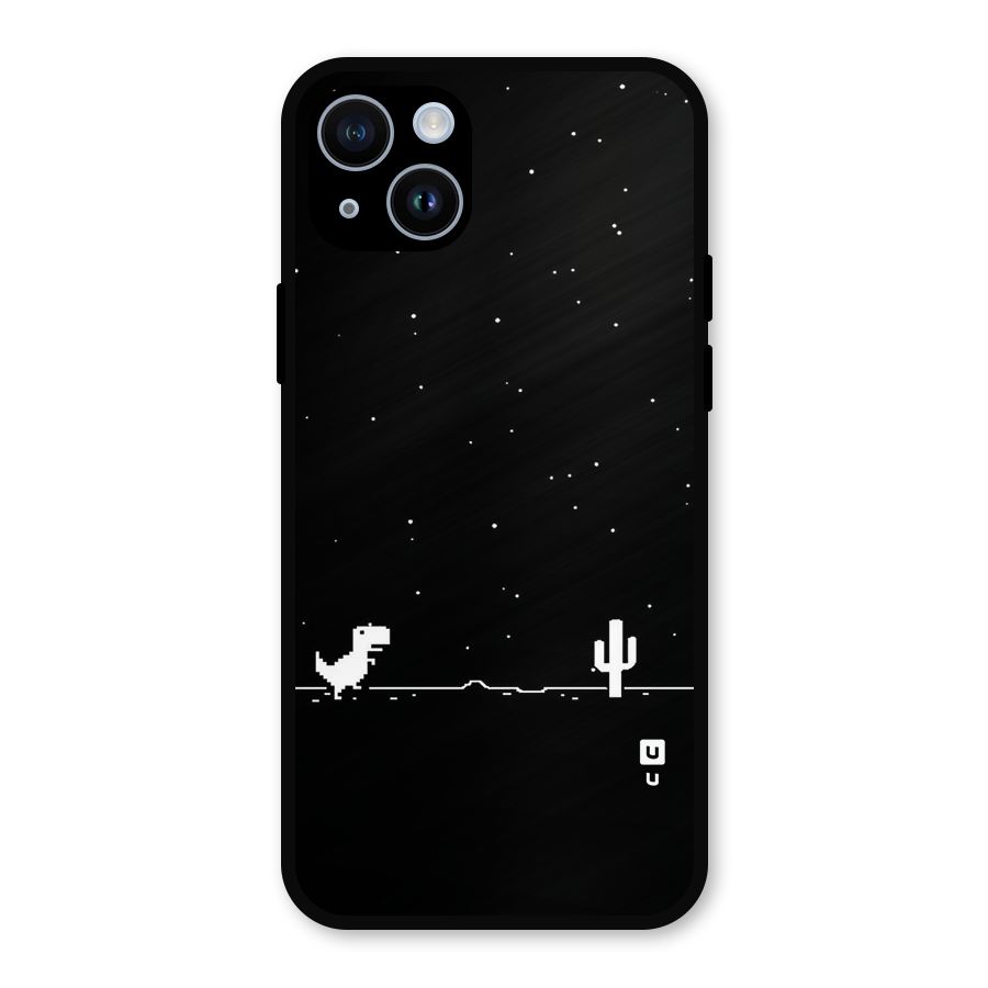 No Connection Night Metal Back Case for iPhone 14