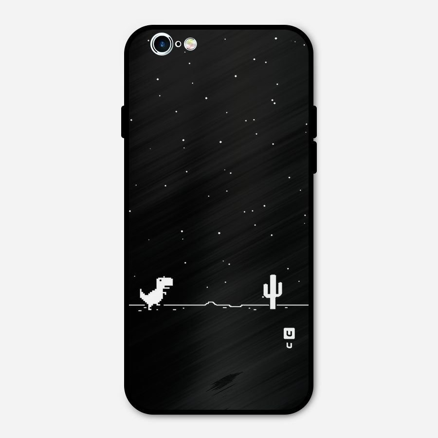 No Connection Night Metal Back Case for iPhone 6 6s