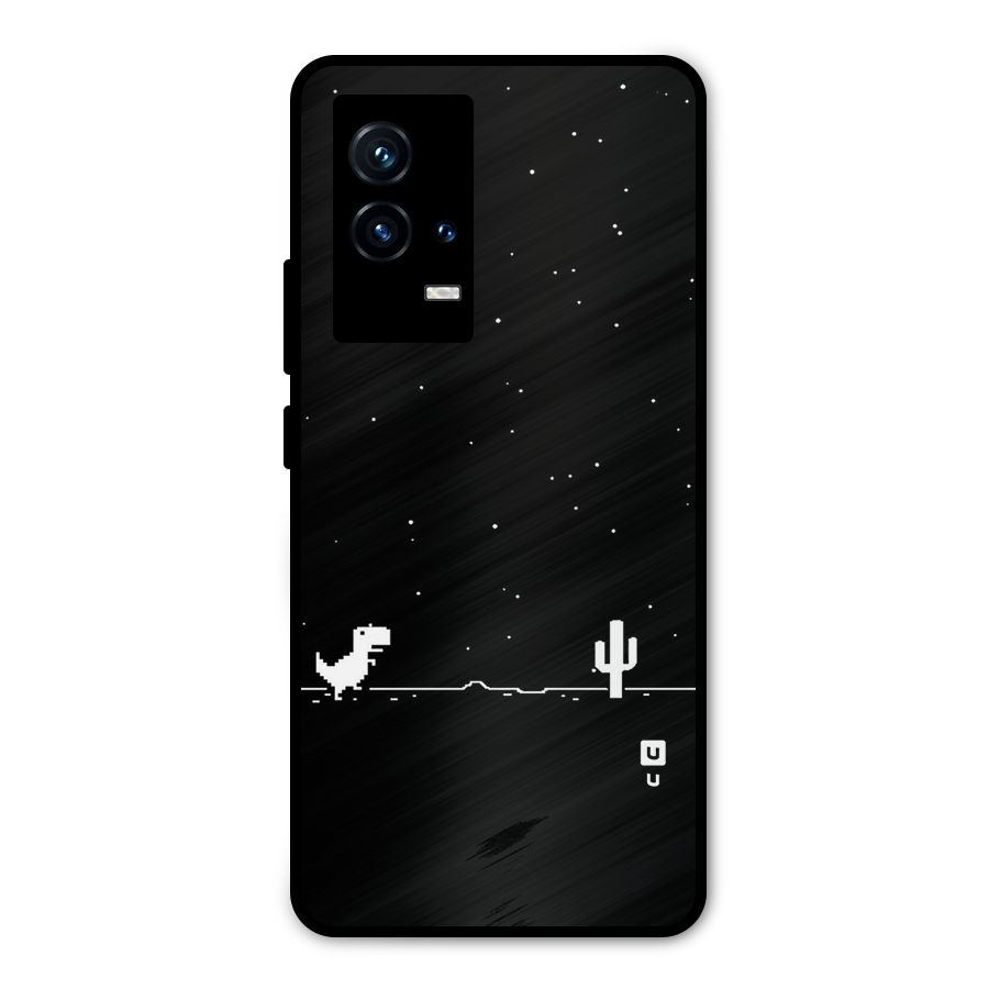 No Connection Night Metal Back Case for iQOO 9 5G