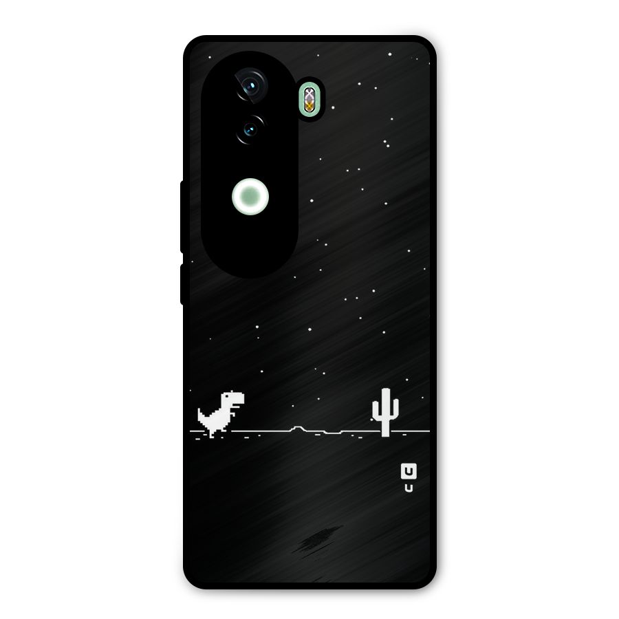 No Connection Night Metal Back Case for iQOO Z9s