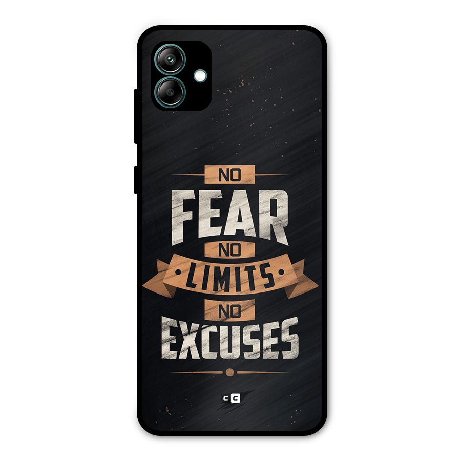 No Excuse Metal Back Case for Galaxy A04