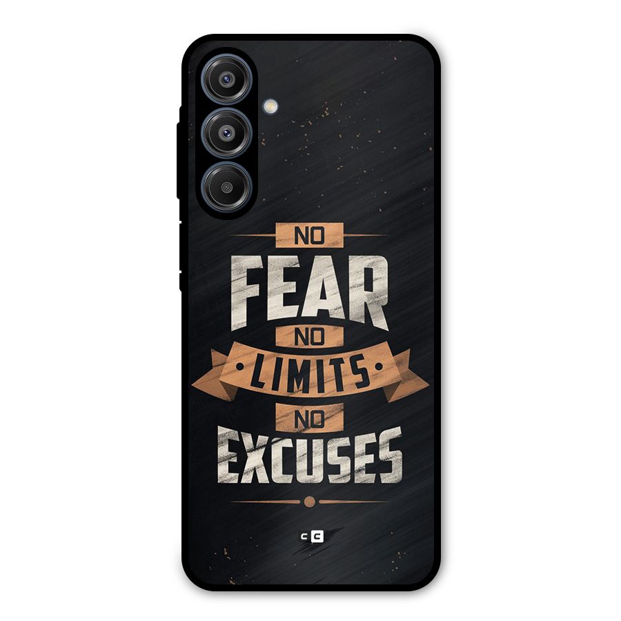 No Excuse Metal Back Case for Galaxy A16 5G