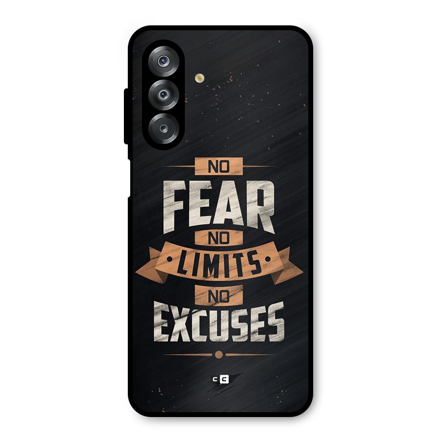 No Excuse Metal Back Case for Galaxy A26