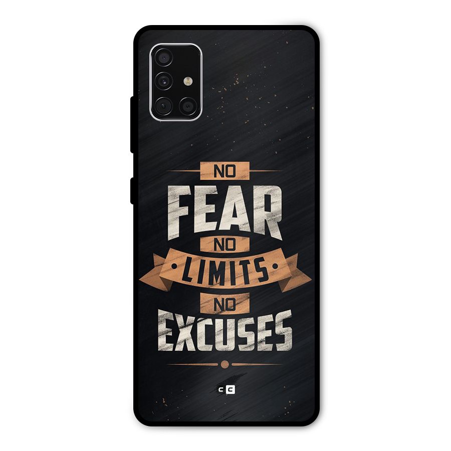 No Excuse Metal Back Case for Galaxy A51