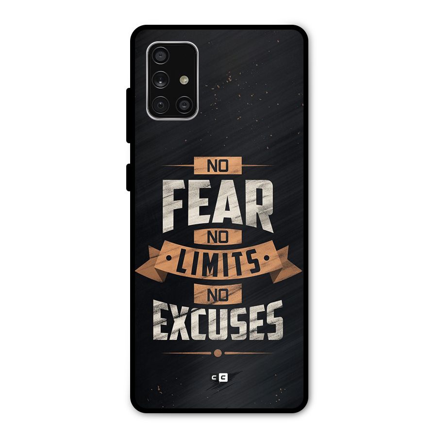 No Excuse Metal Back Case for Galaxy A71